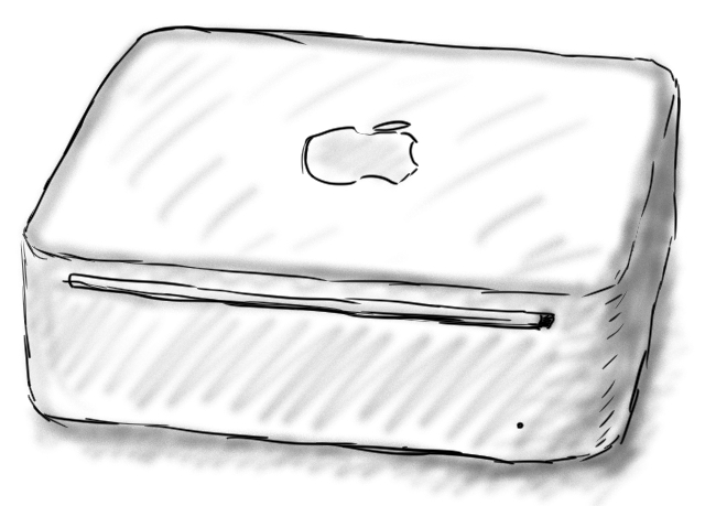 Mac Mini First Gen Sketch