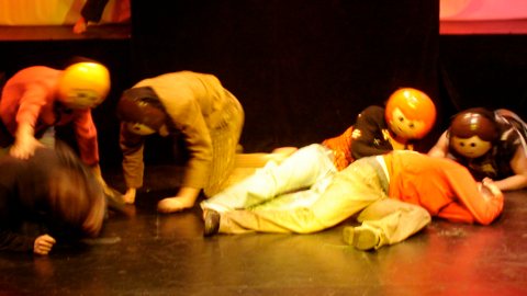 Snapshot from theatre play Herzmuendung